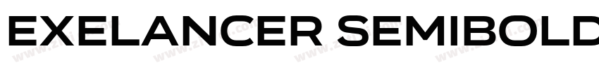 Exelancer SemiBold字体转换